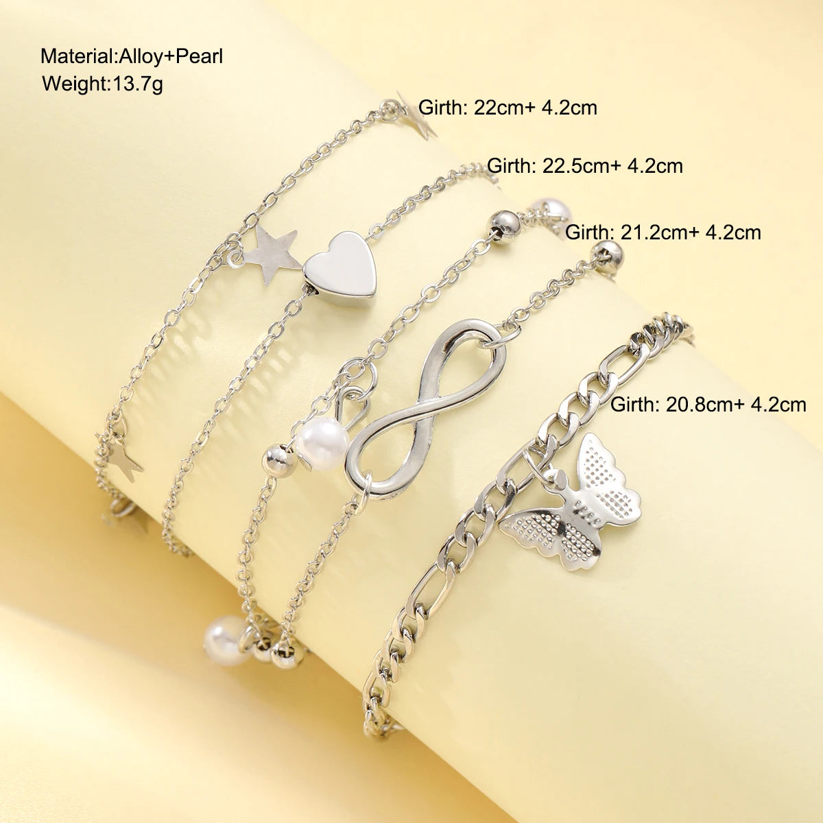 Anklet Set For Women On Leg Jewelry