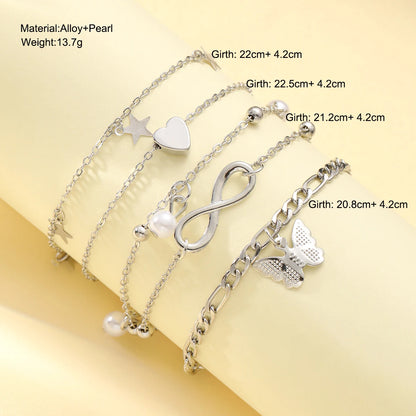 Anklet Set For Women On Leg Jewelry