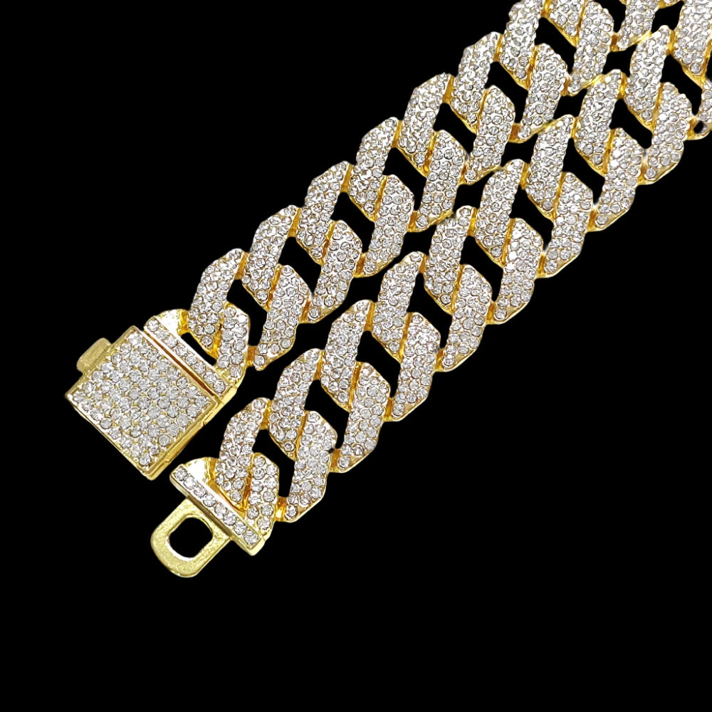 Iced Out Necklace Bracelet