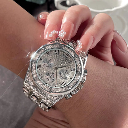 Iced Out Watches Necklace bracelet Jewelry