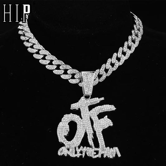 OTF Necklace Jewelry Iced Out